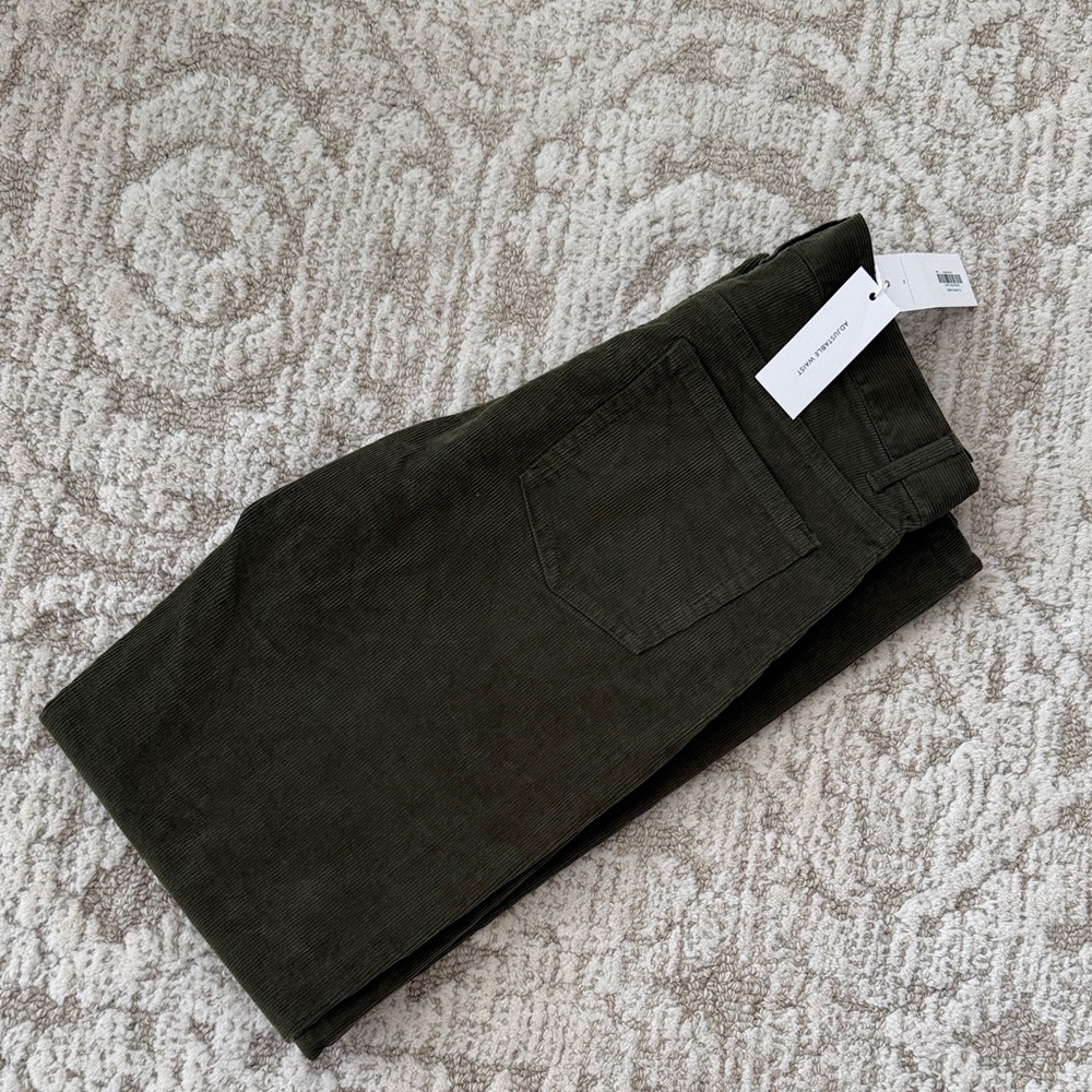 Boys Janie and Jack olive corduroy pants.  Tags on.